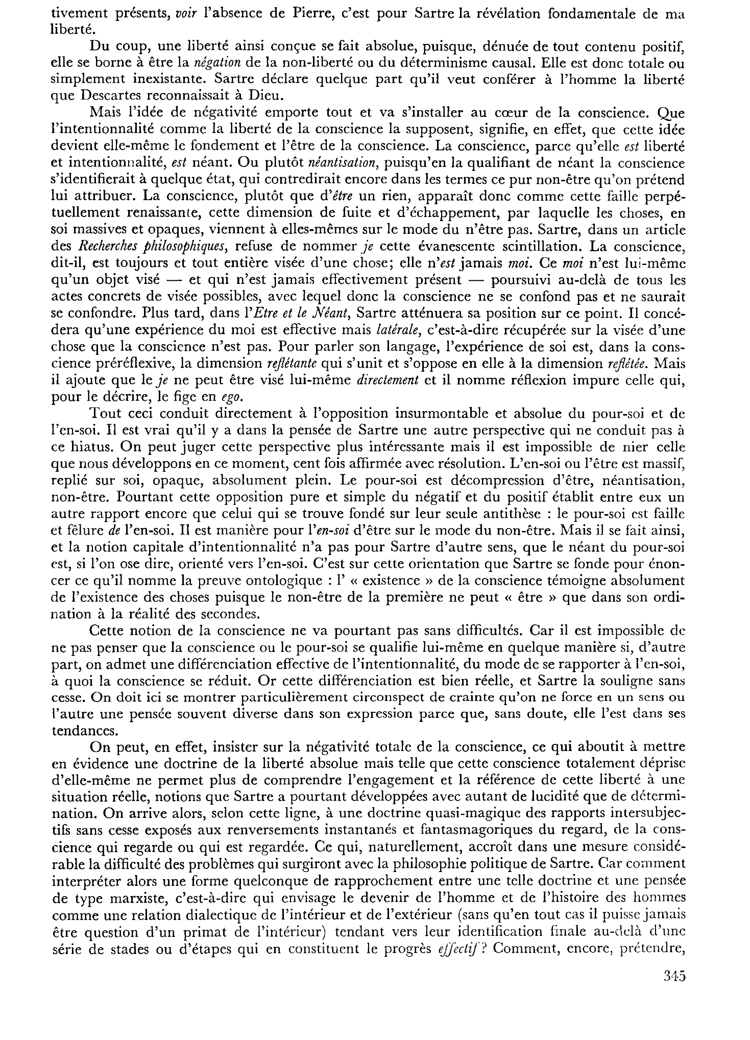 Prévisualisation du document L'oeuvre de Sartre