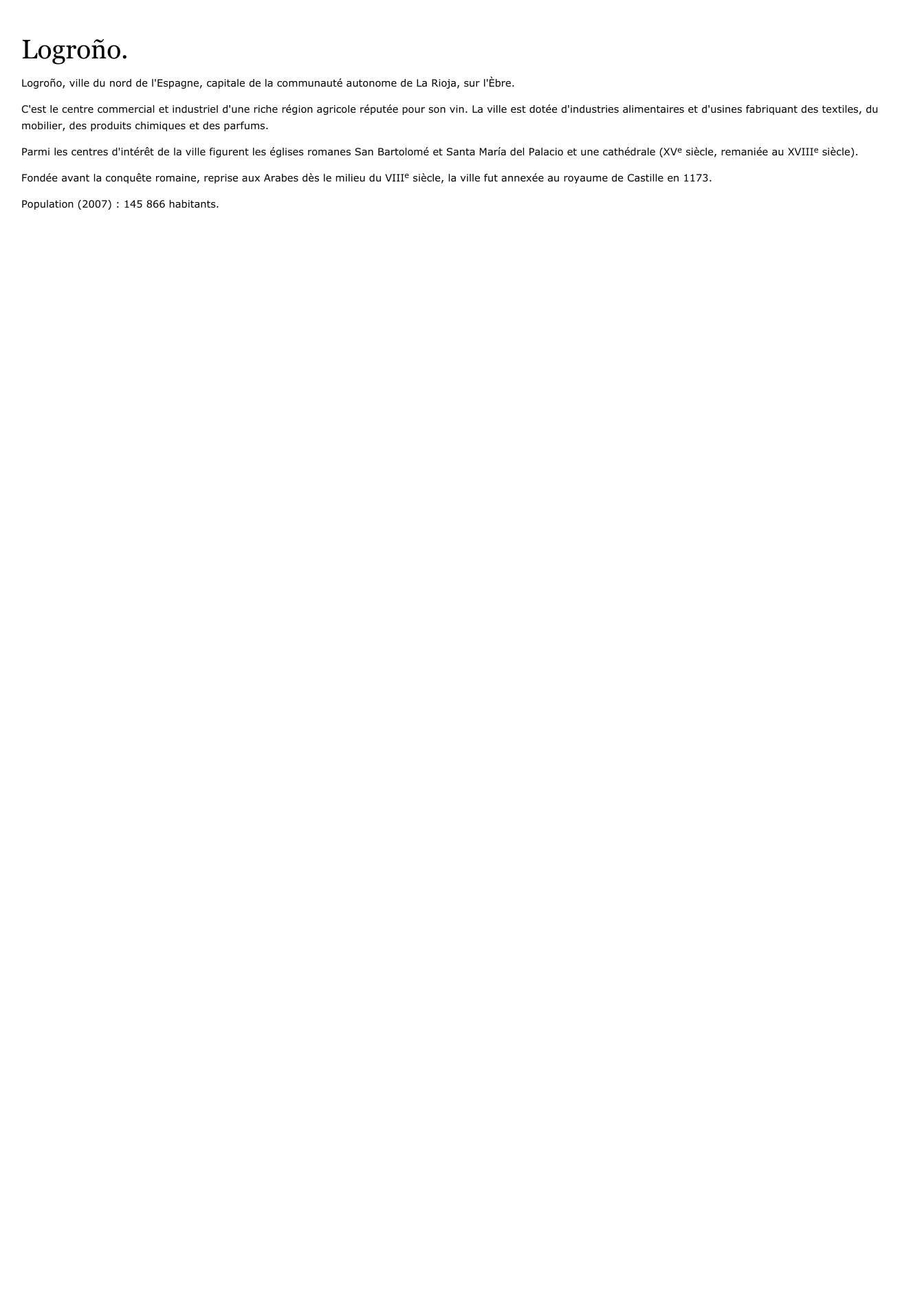 Prévisualisation du document Logroño.