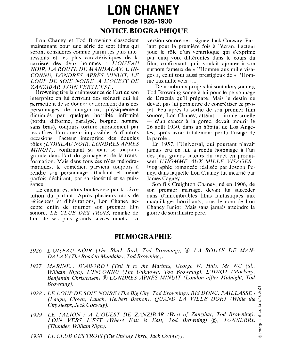 Prévisualisation du document LON CHANEY