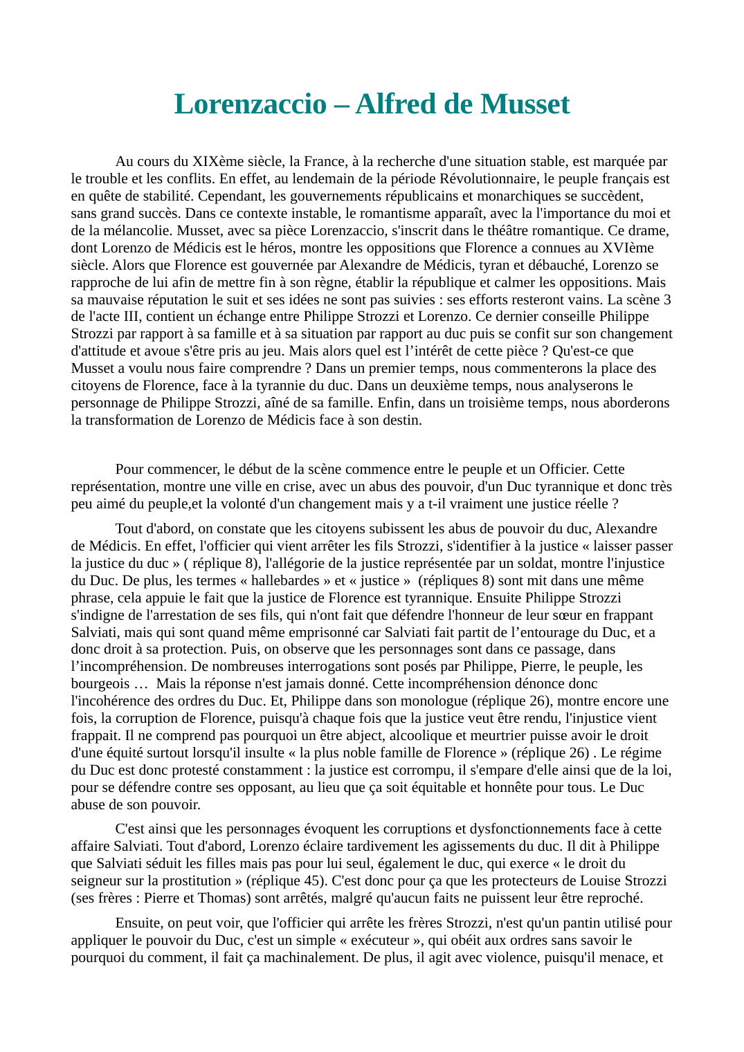 Prévisualisation du document Lorenzaccio