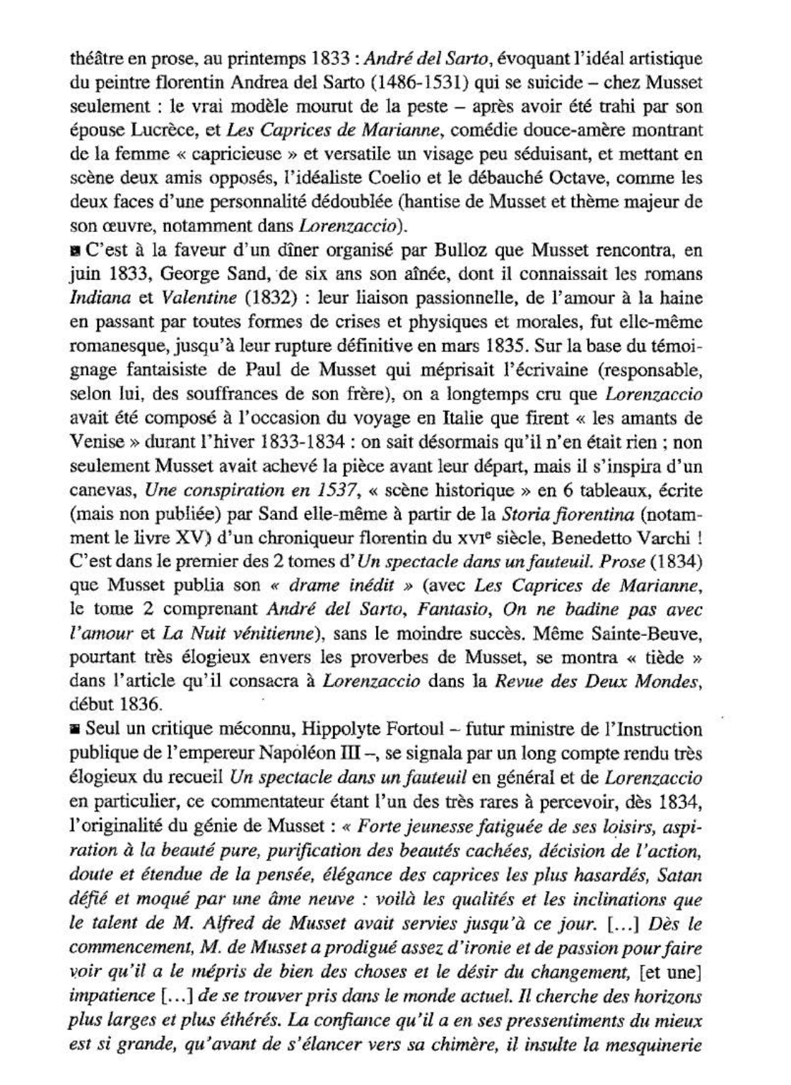 Prévisualisation du document Lorenzaccio --> pièce de théâtre d'Alfred de Musset,
