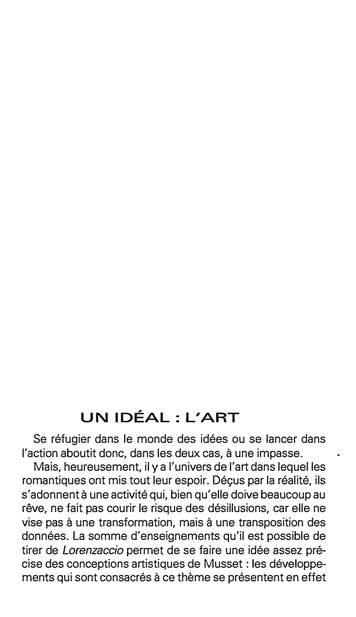 Prévisualisation du document Lorenzaccio:  UN IDÉAL DE L'ART