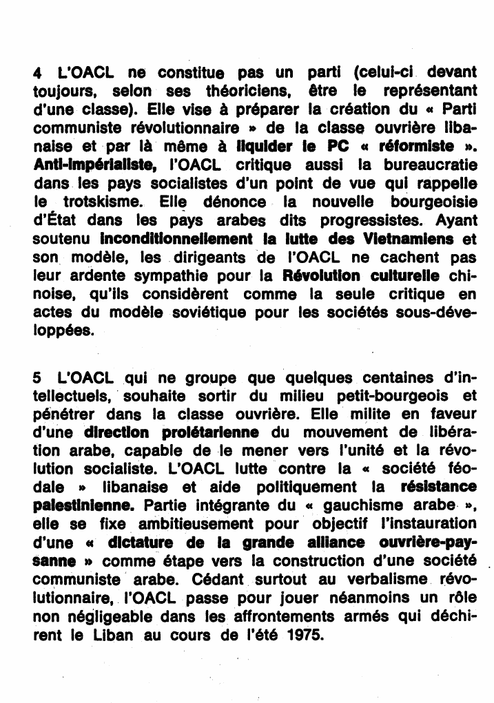 Prévisualisation du document L'Organisation d'action communiste du Liban (OACL)