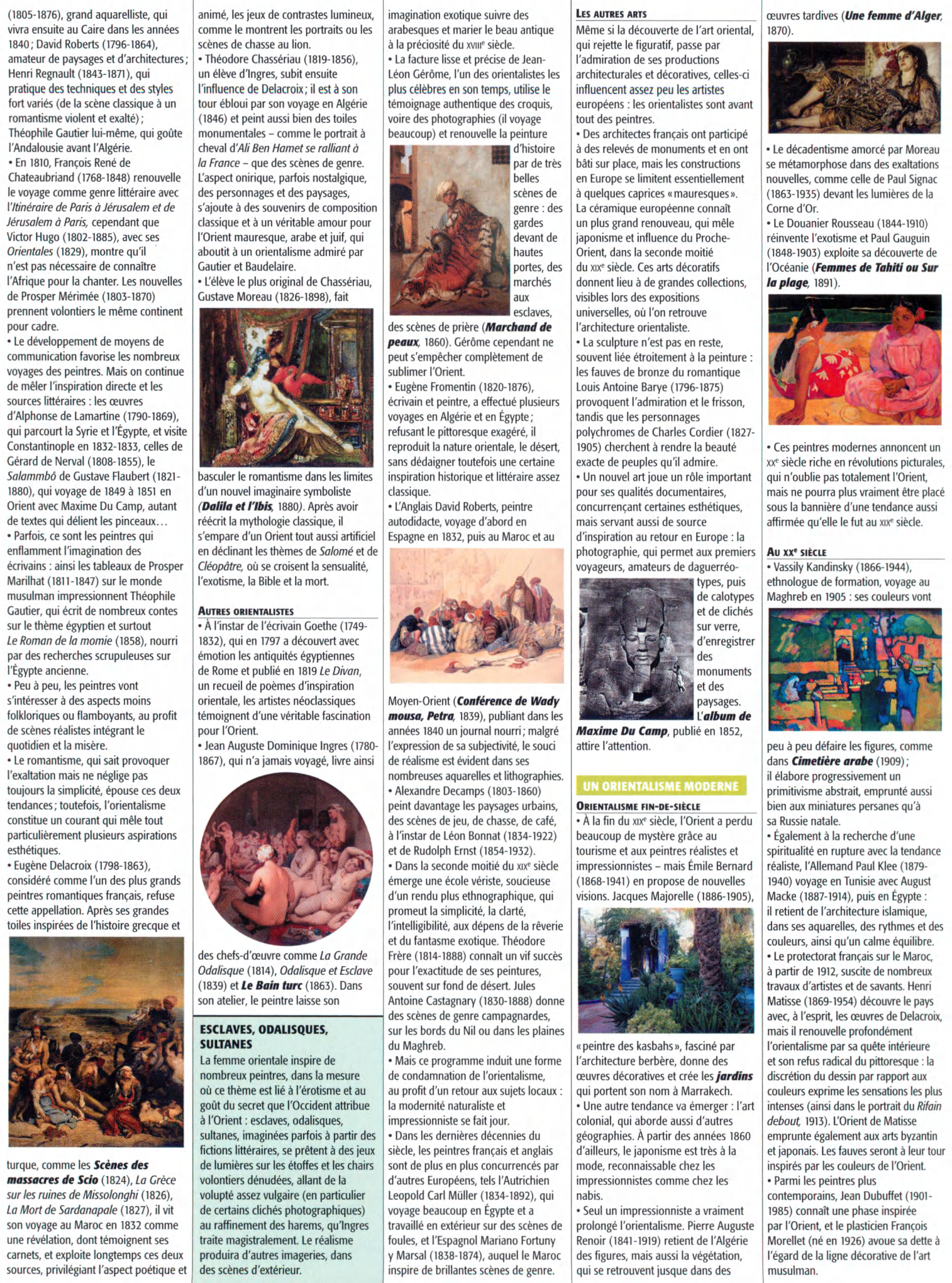 Prévisualisation du document L'orientalisme en art