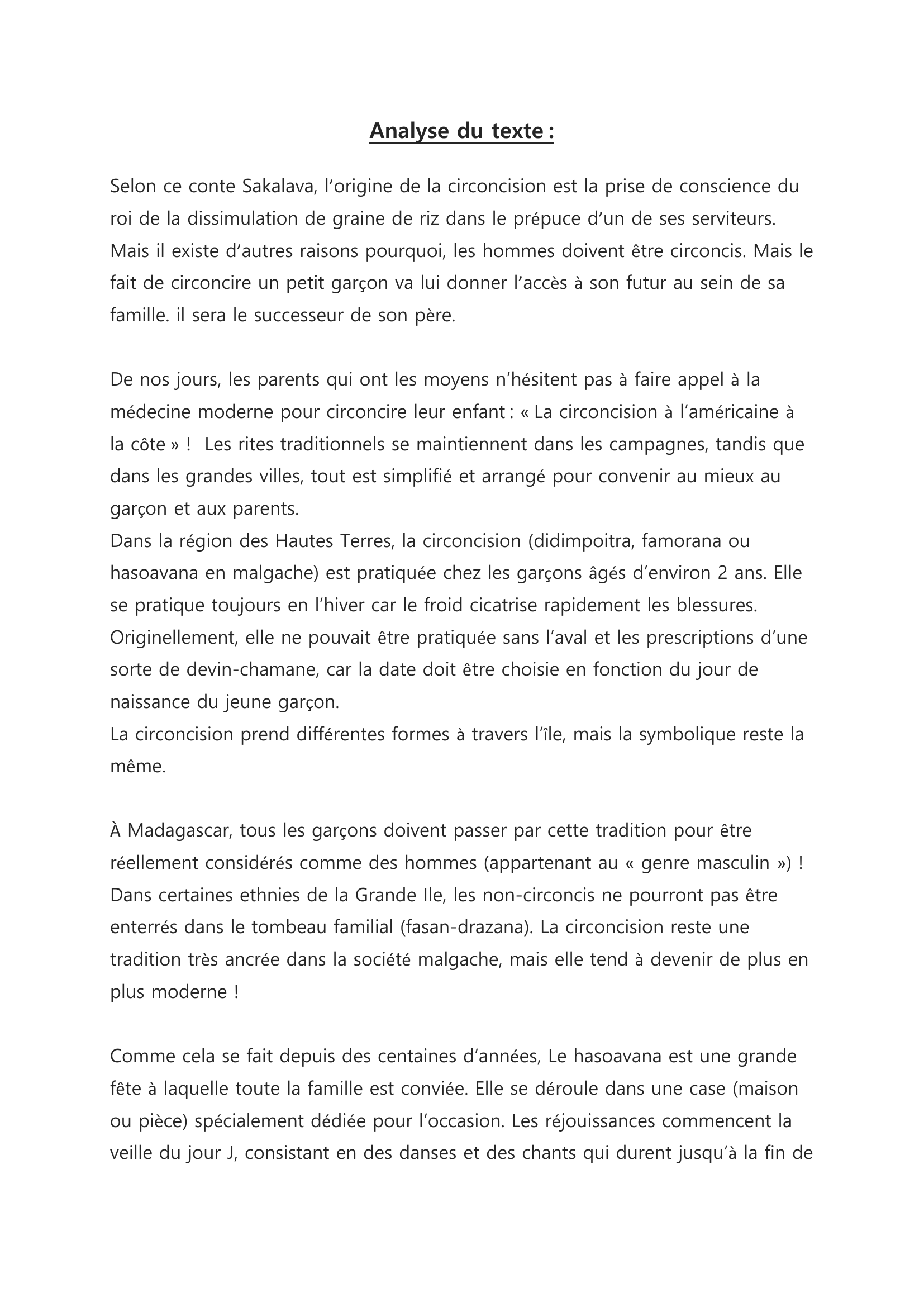Prévisualisation du document L'ORIGINE DE LA CIRCONCISION (CONTE SAKALAVA)