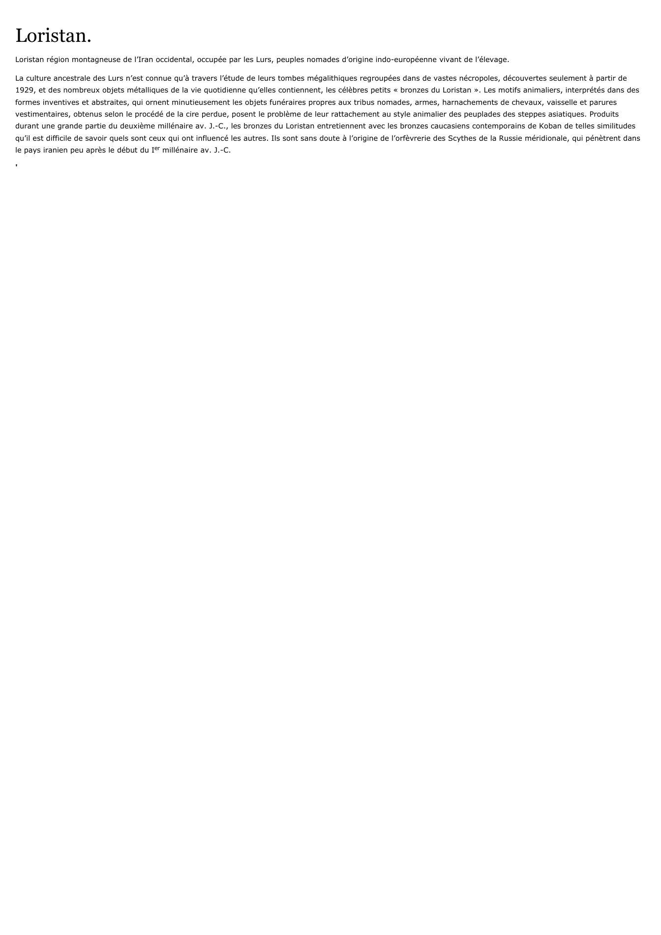 Prévisualisation du document Loristan.