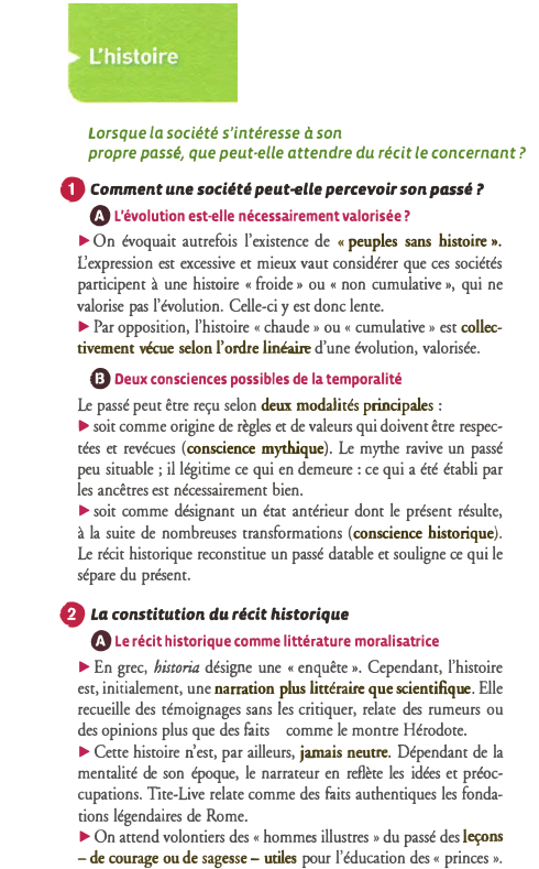 Prévisualisation du document Lorsque la société s'intéresse à son
propre passé, que peut-elle attendre du récit le concernant?

0 Comment une société peut-elle...