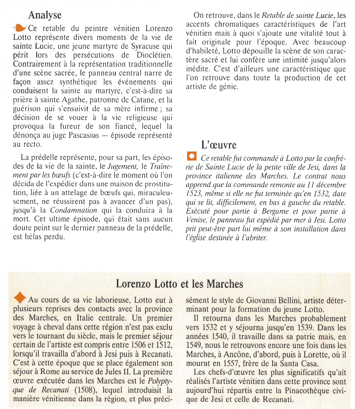 Prévisualisation du document LOTTO Lorenzo : RETABLE DE SAINTE LUCIE