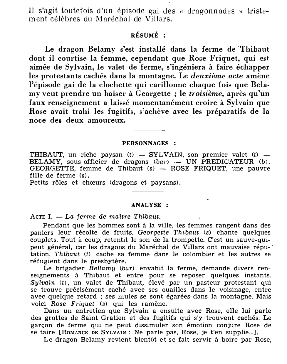 Prévisualisation du document Louis-Aimé MAILLART; LES DRAGONS DE VILLARS (résumé et analyse de l’œuvre – Répertoire lyrique)