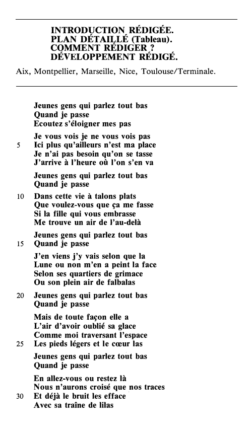 Prévisualisation du document Louis ARAGON (1897 - 1982) - Poèmes des années soixante - III