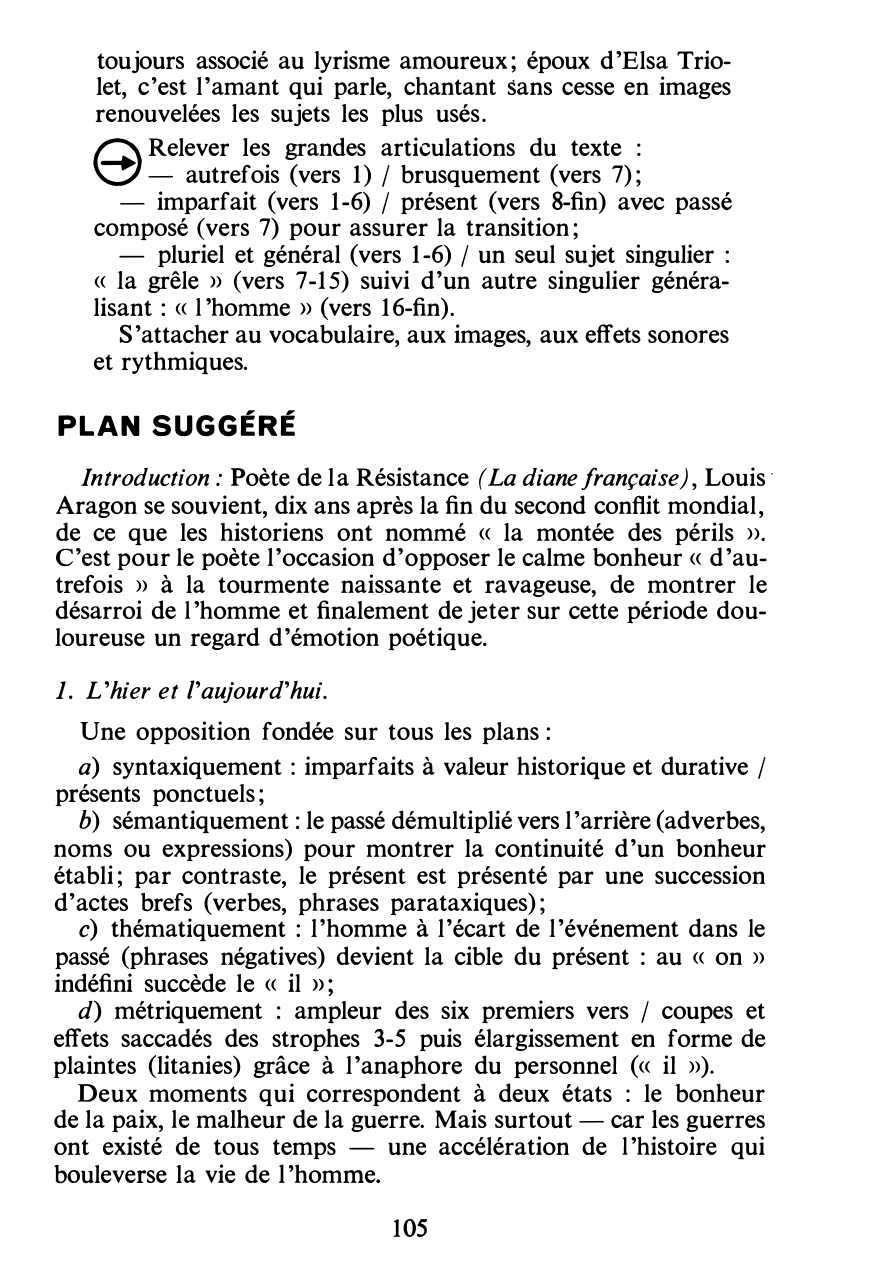 Prévisualisation du document Louis Aragon, Le roman inachevé, 1956. Commentaire composé