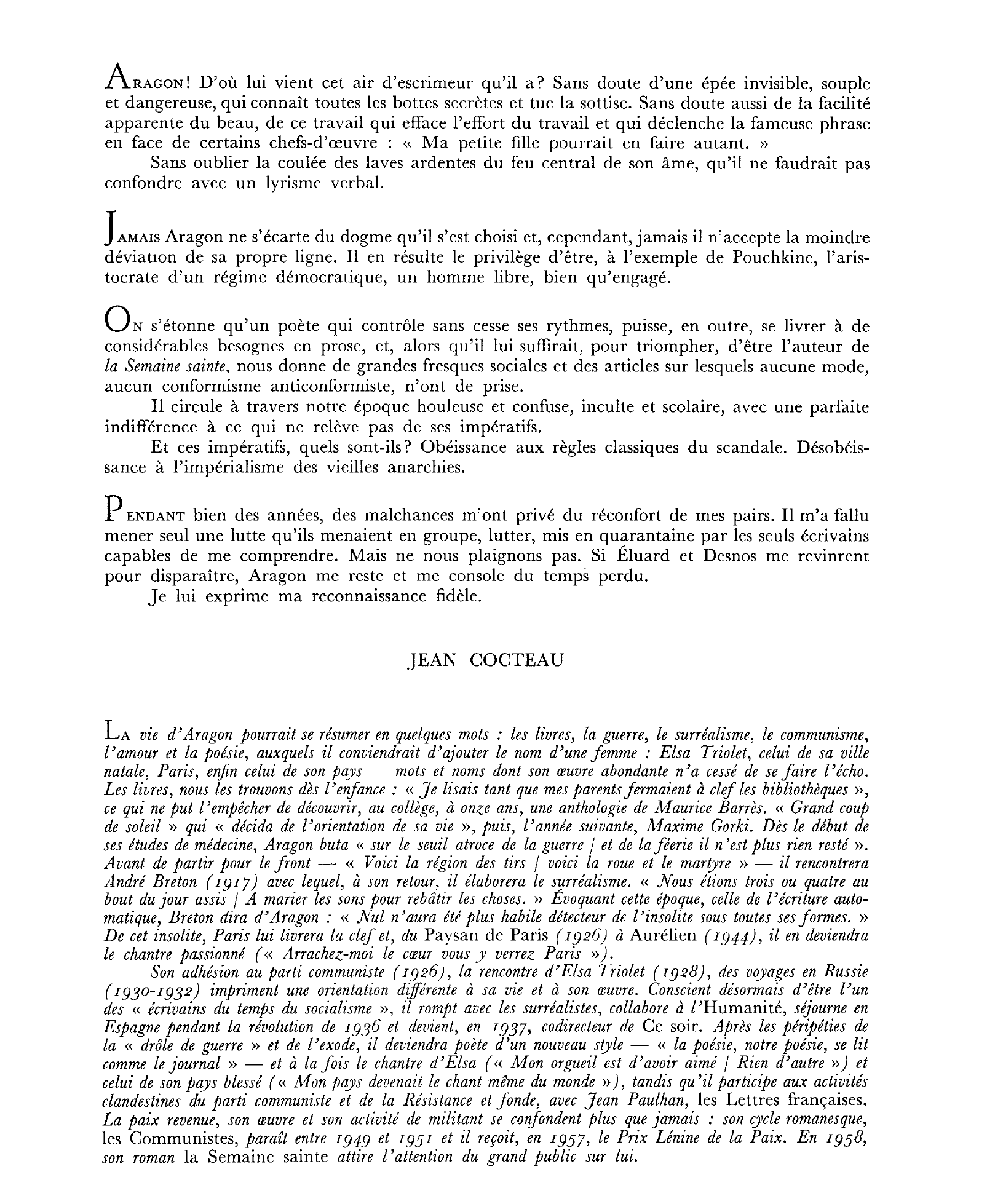 Prévisualisation du document LOUIS ARAGON