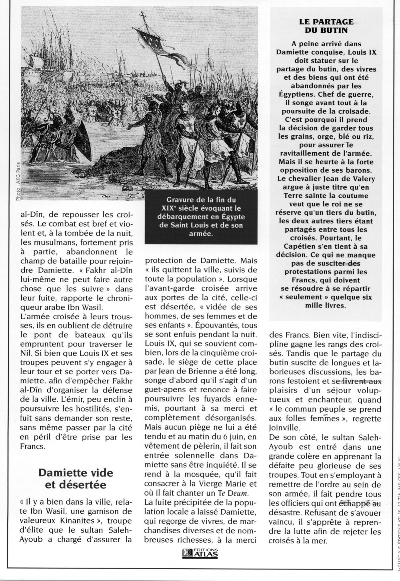 Prévisualisation du document Louis IX en Égypte La prise de Damiette