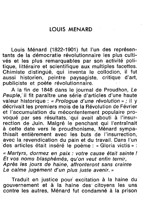 Prévisualisation du document LOUIS MENARD