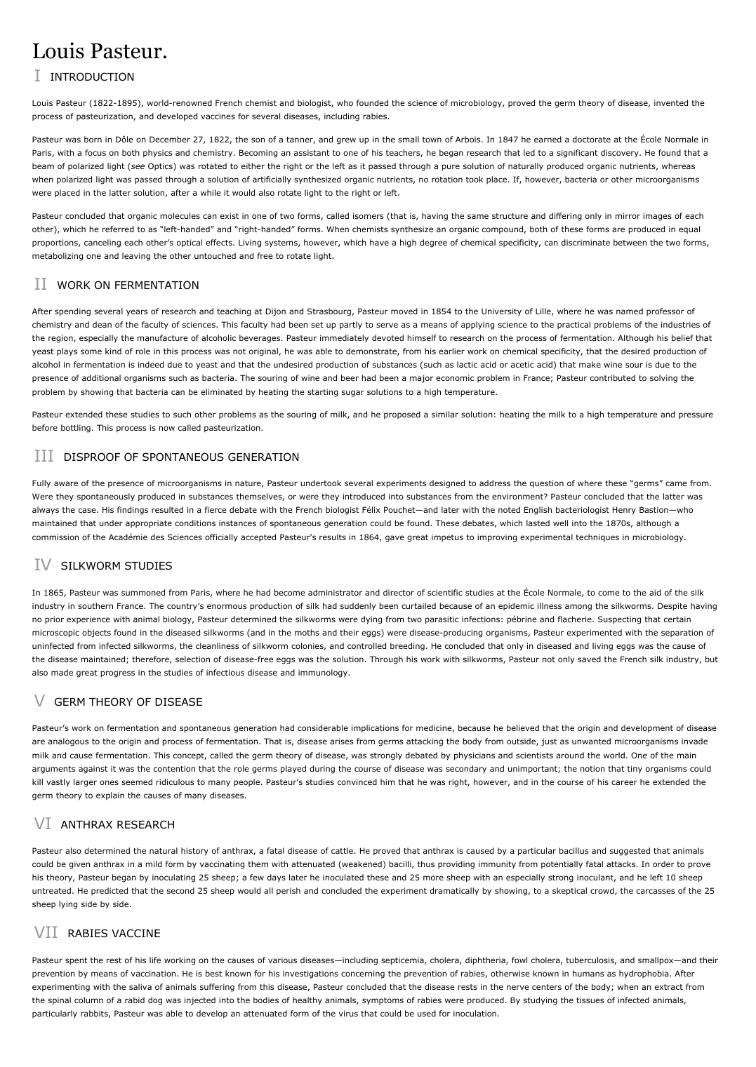 Prévisualisation du document Louis Pasteur