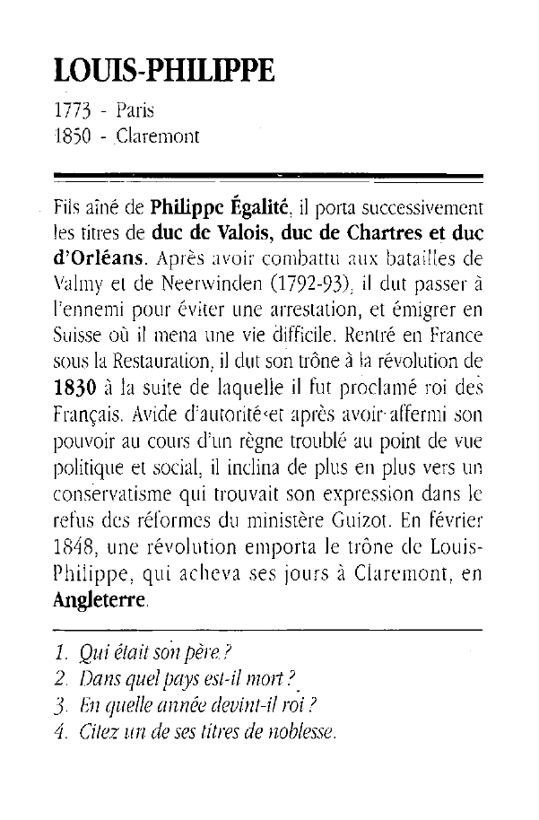 Prévisualisation du document Louis-Philippe