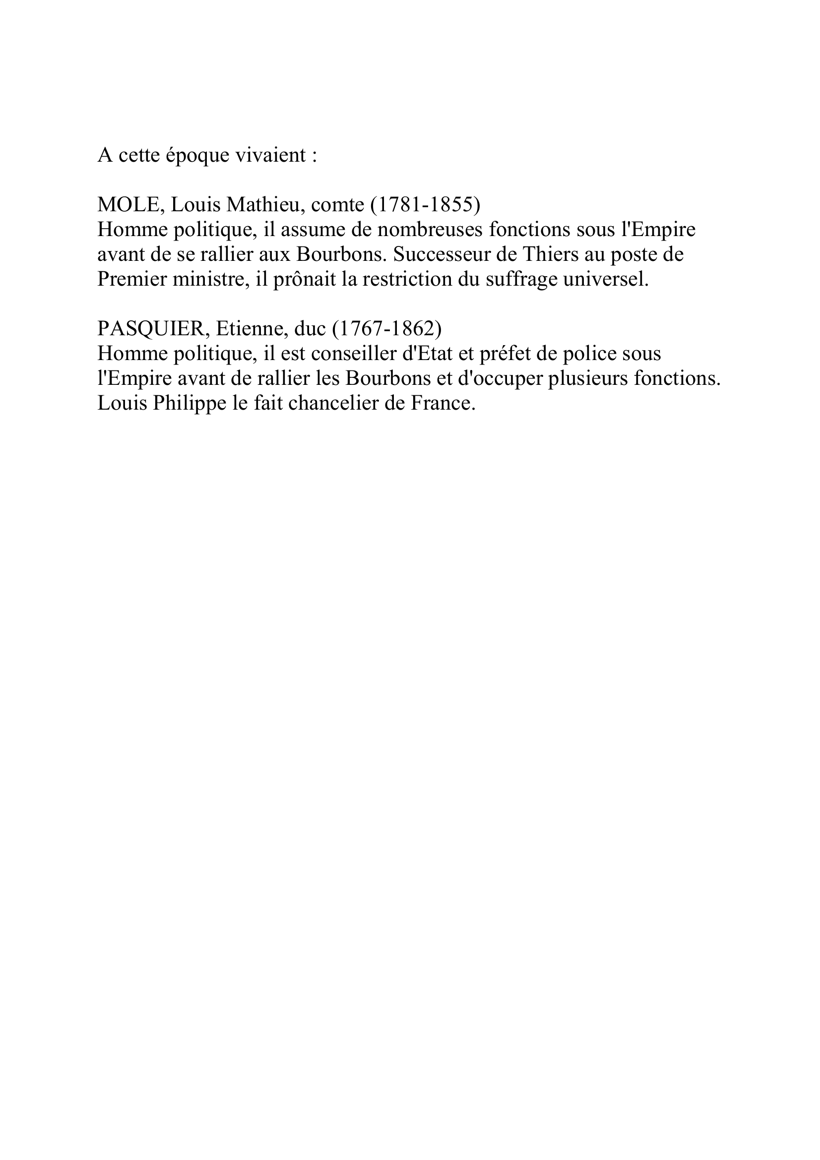Prévisualisation du document LOUIS PHILIPPE Ier
(6 octobre 1773-26 août 1850) Roi des Français (1830-1848)
Son père, qui a choisi le nom de Philippe Egalité le 15 septembre 1792, a voté la mort de son cousin le roi Louis XVI.