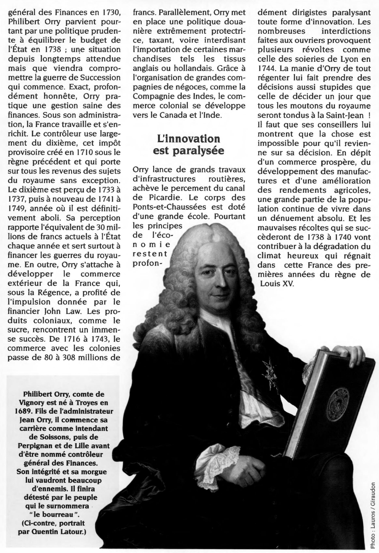 Prévisualisation du document Louis XV, un règne prospère