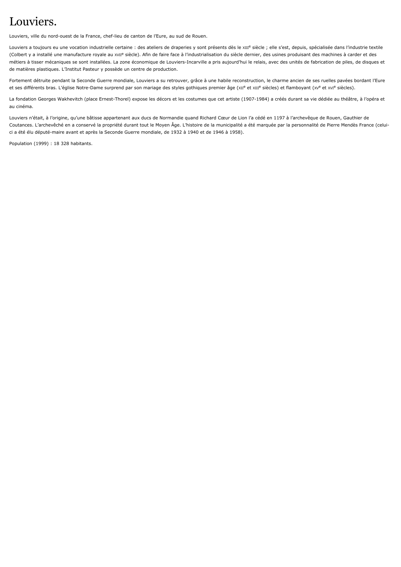 Prévisualisation du document Louviers.