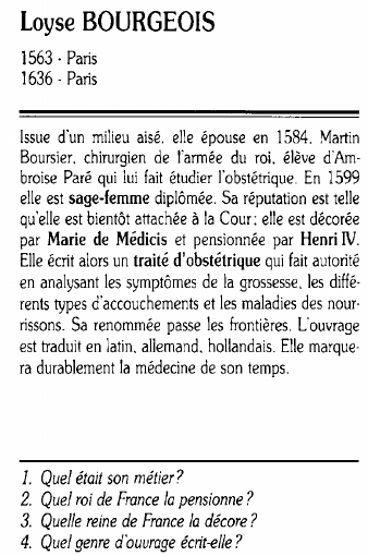 Prévisualisation du document Loyse BOURGEOIS