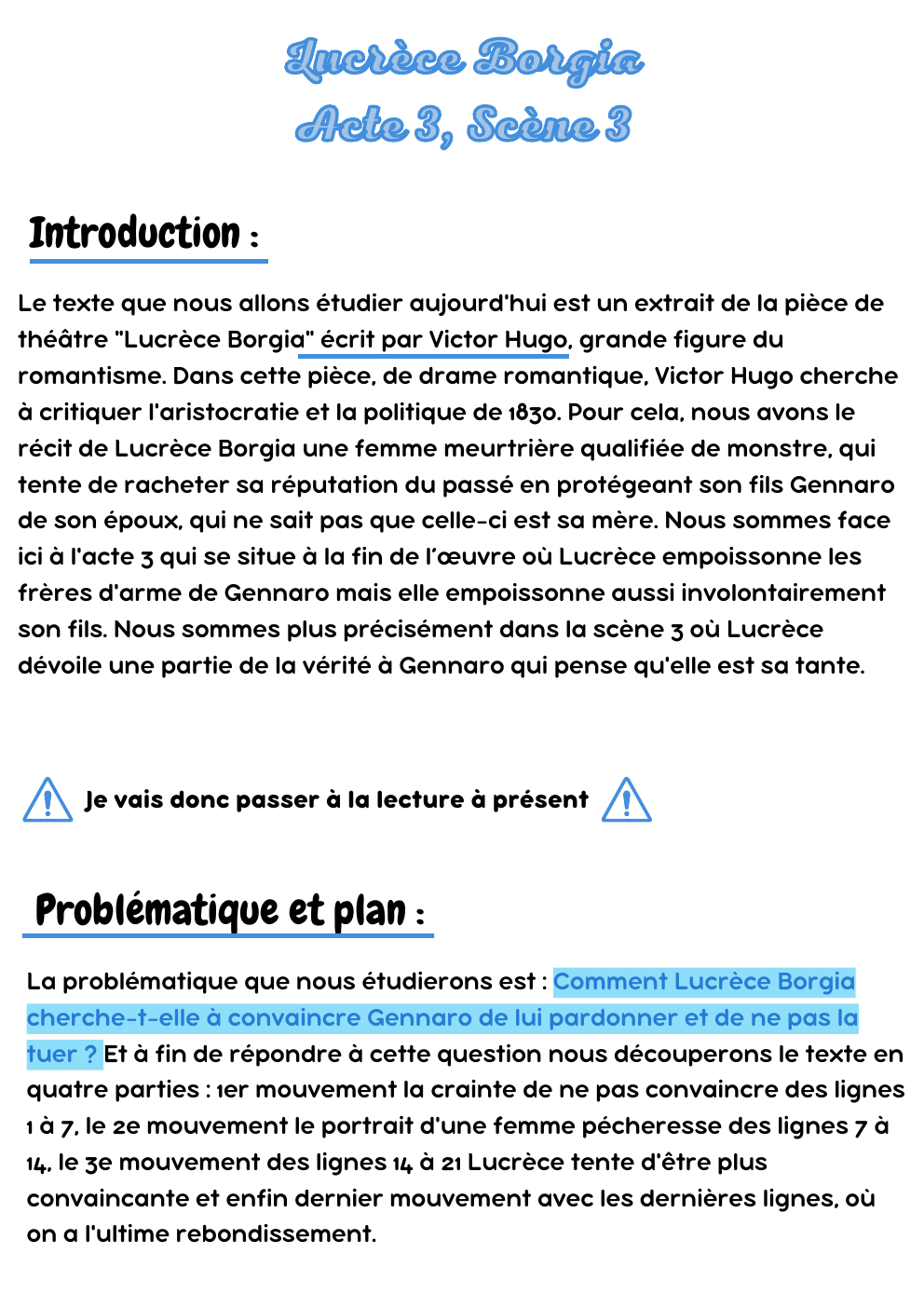 Prévisualisation du document Lucrèce Borgia Acte 3, Scène 3