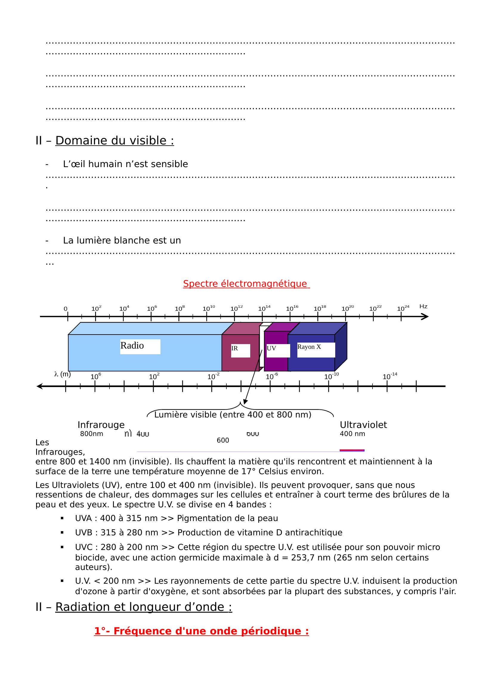 Prévisualisation du document Lumière et couleur