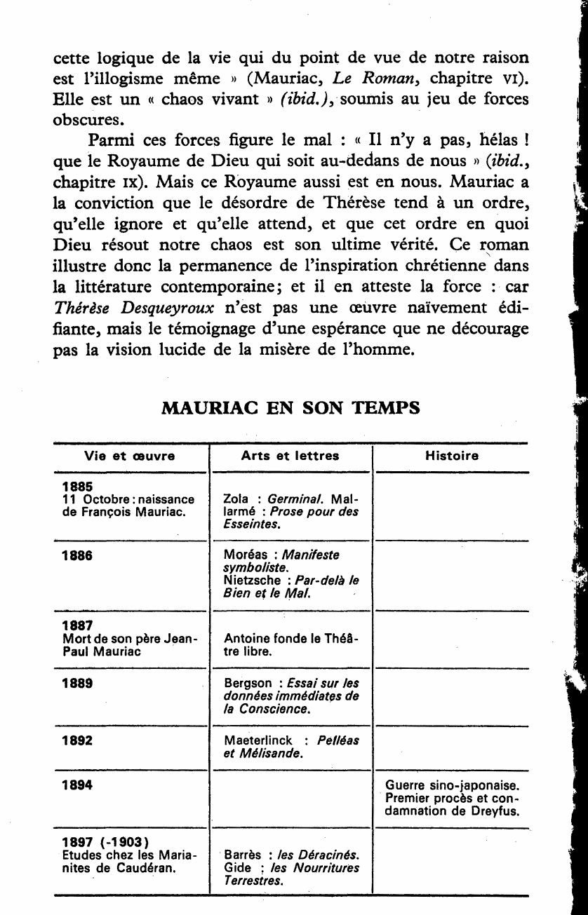 Prévisualisation du document L’un des meilleurs romans du demi-siècle - THÉRÈSE DESQUEYROUX de MAURIAC