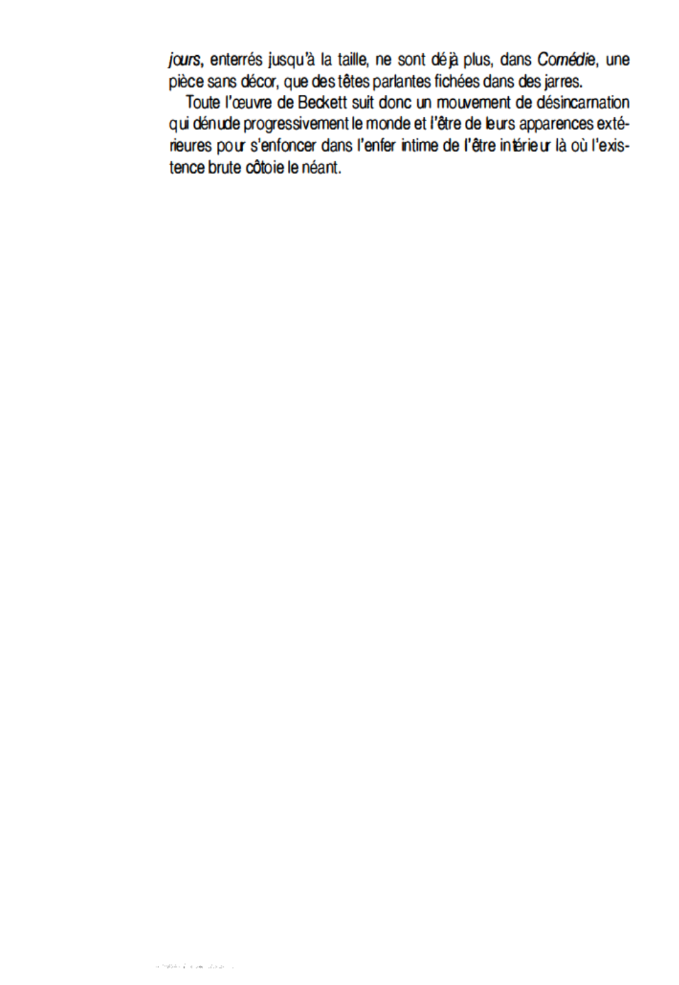 Prévisualisation du document L’œuvre de Samuel Beckett