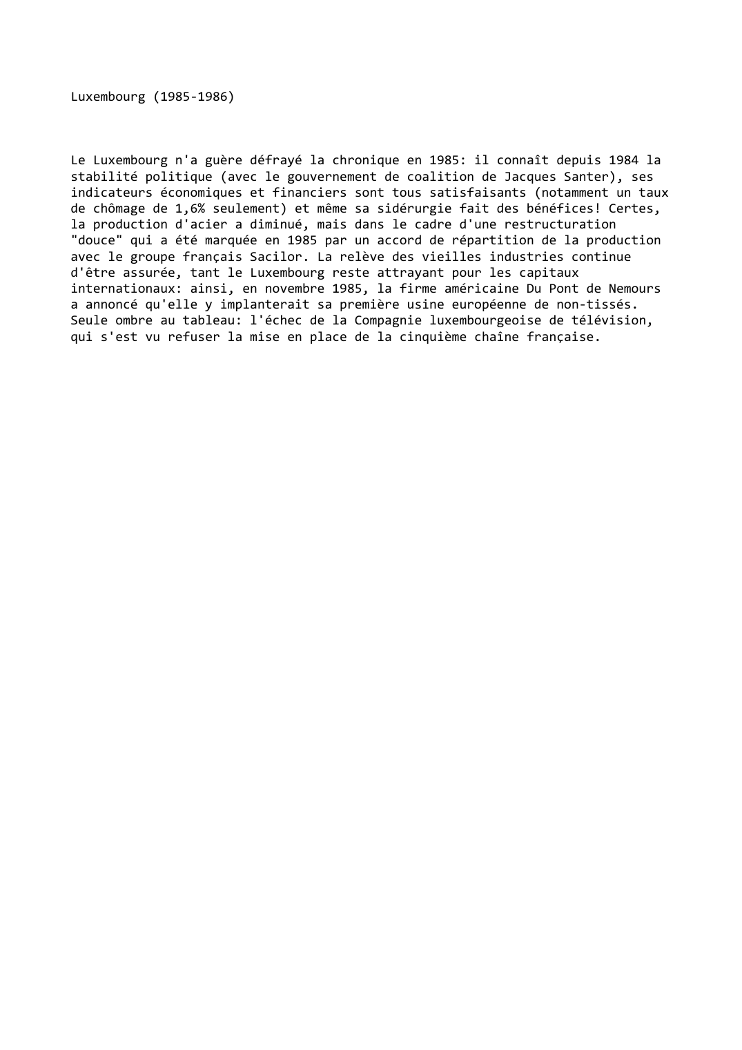 Prévisualisation du document Luxembourg (1985-1986)