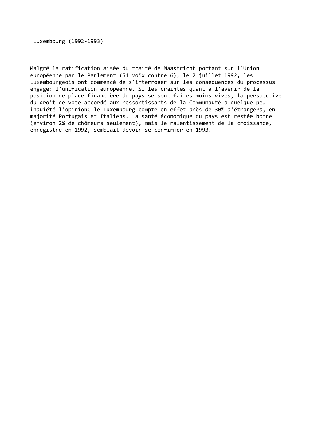 Prévisualisation du document Luxembourg (1992-1993)