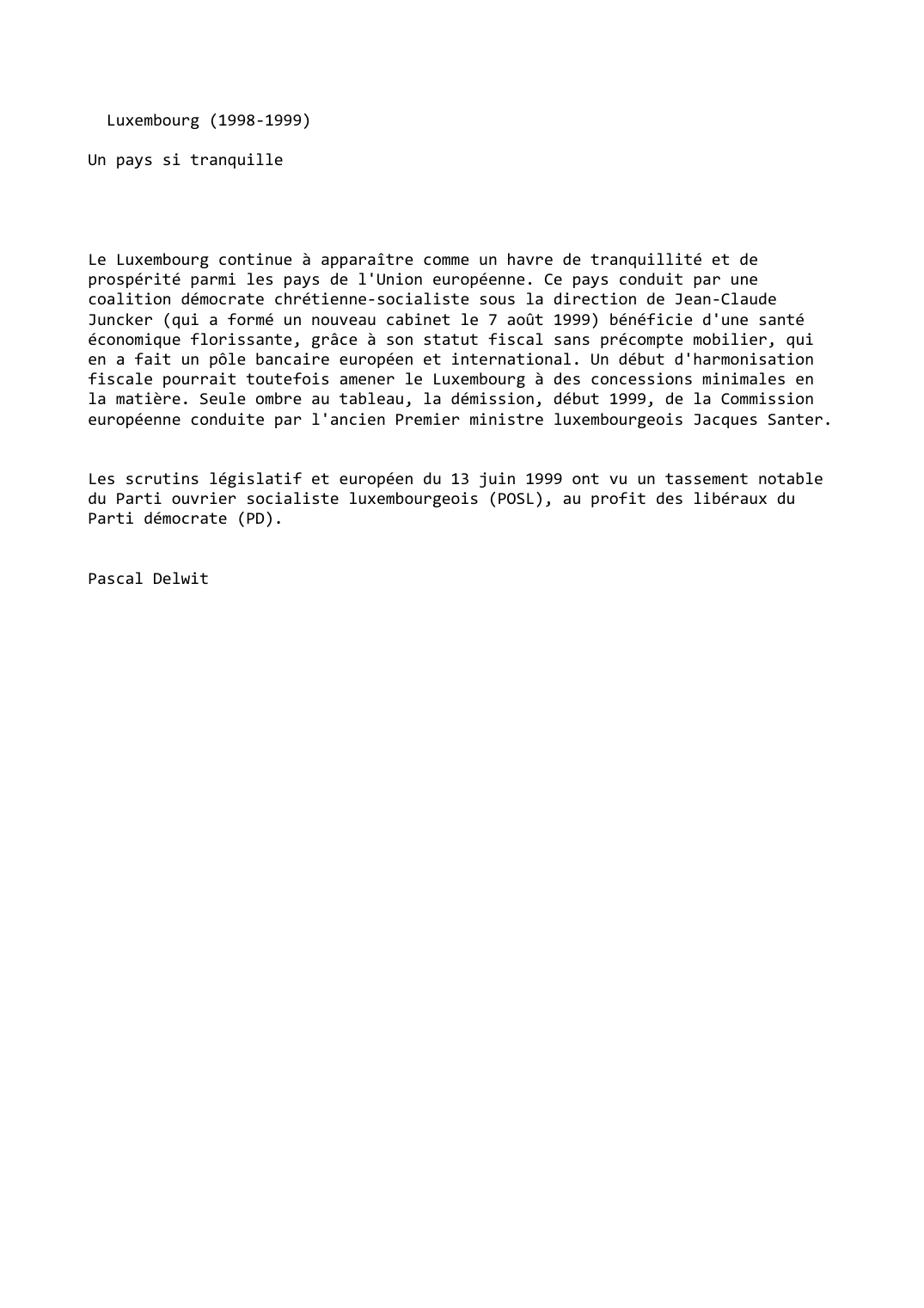 Prévisualisation du document Luxembourg (1998-1999)