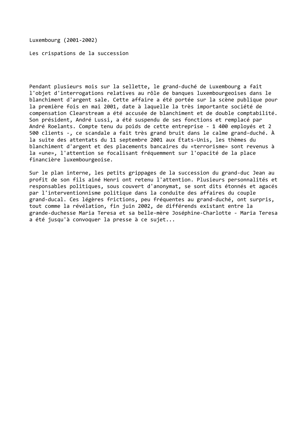 Prévisualisation du document Luxembourg (2001-2002)