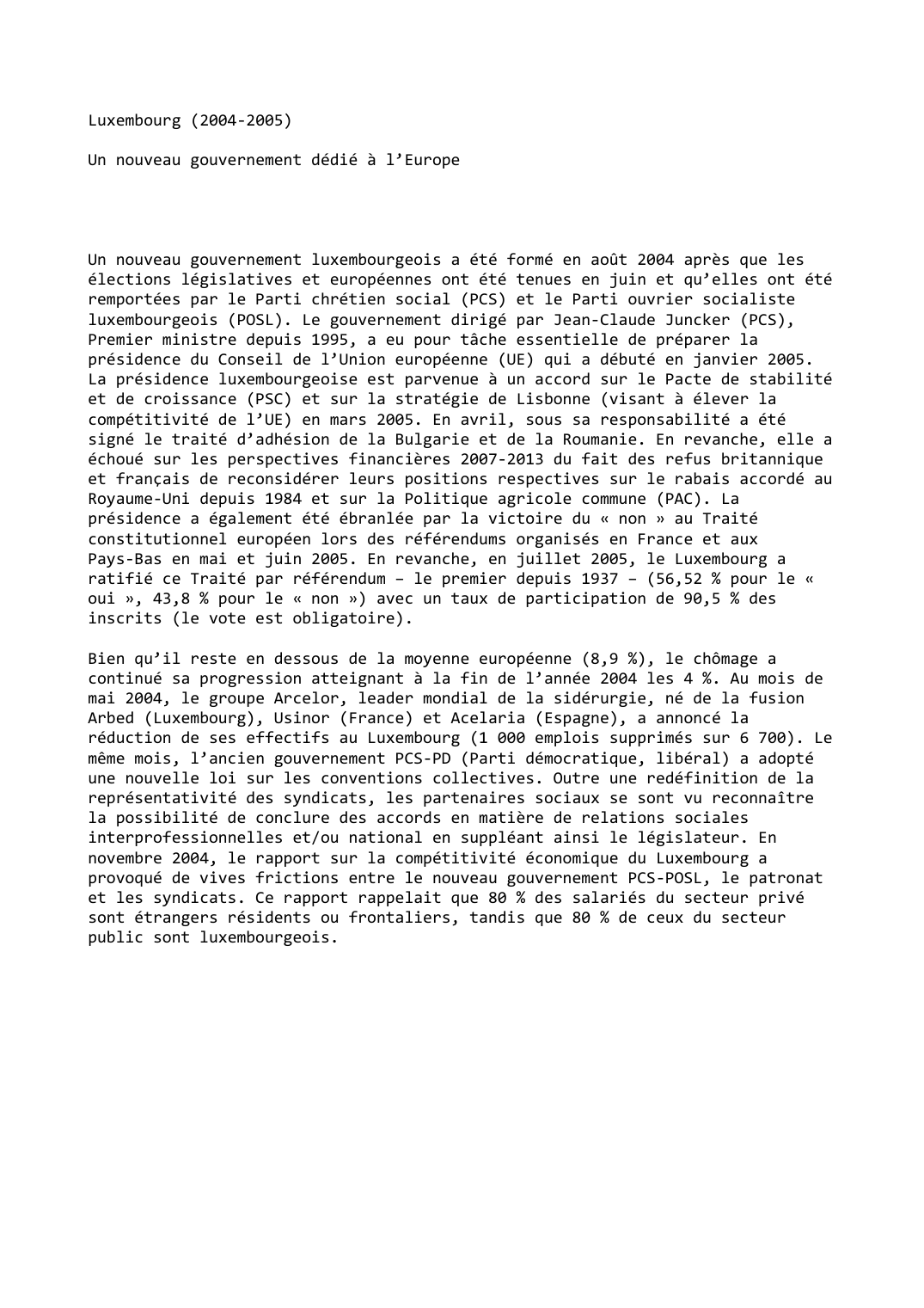 Prévisualisation du document Luxembourg (2004-2005)