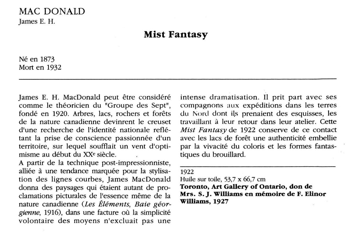 Prévisualisation du document MAC DONALD : Mist Fantasy