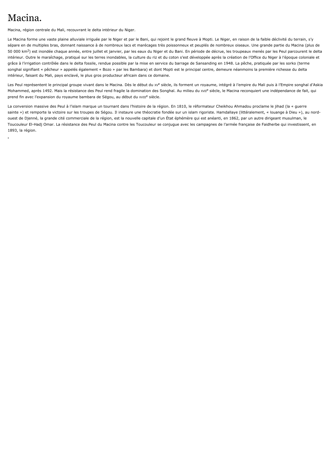 Prévisualisation du document Macina.