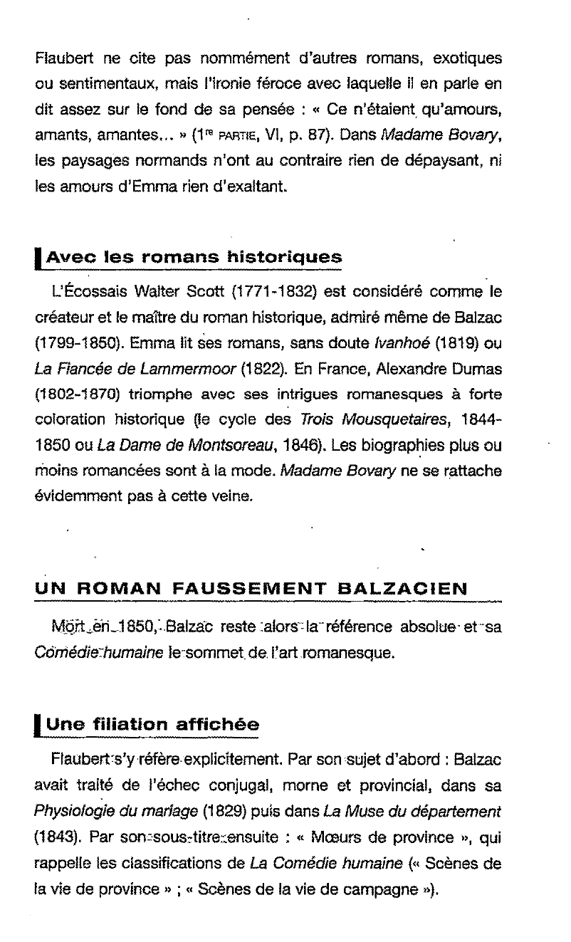 Prévisualisation du document Madame Bovary de Flaubert: Un roman nouveau