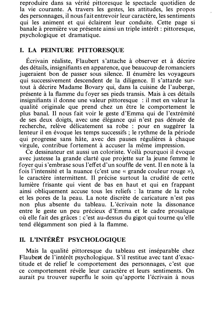 Prévisualisation du document « Madame Bovary » et le talent de Flaubert romancier.