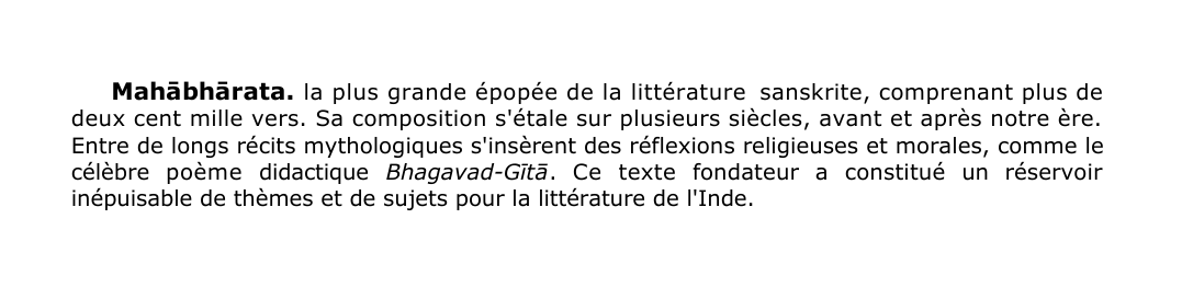 Prévisualisation du document Mah?bh?rata.