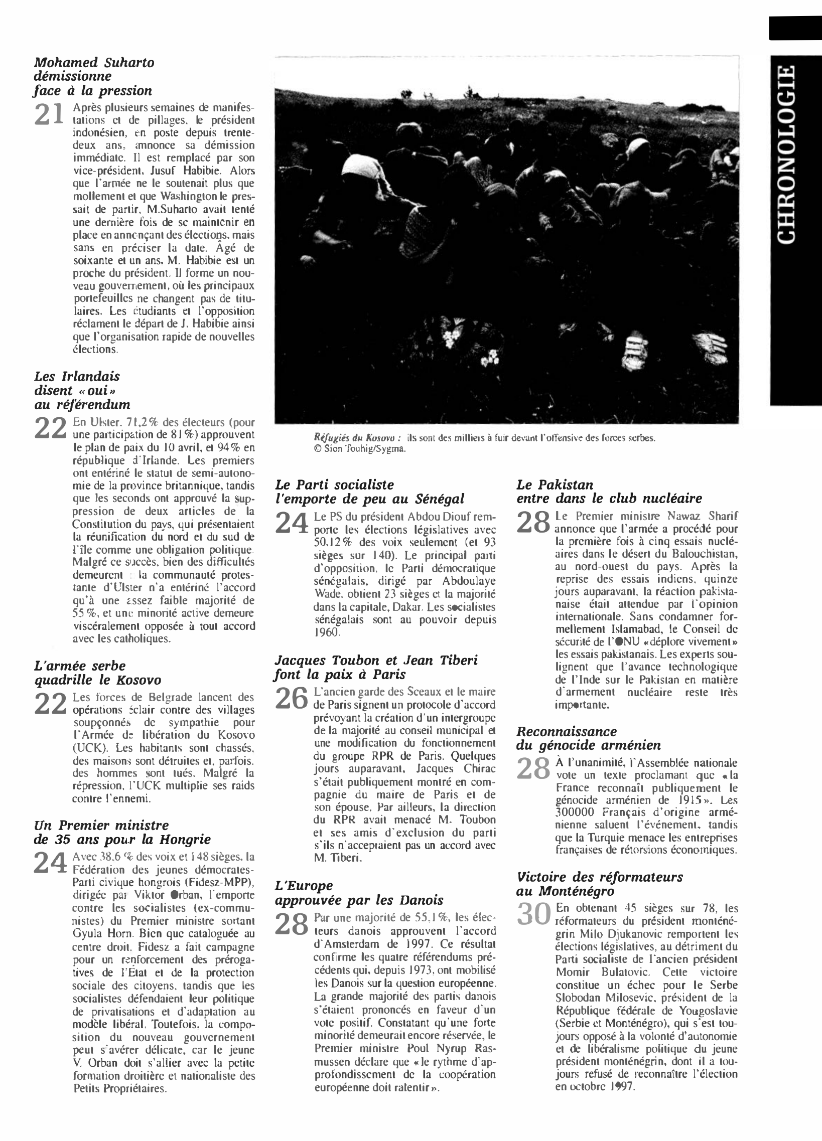 Prévisualisation du document mai 1998 dans le monde (histoire chronologique)