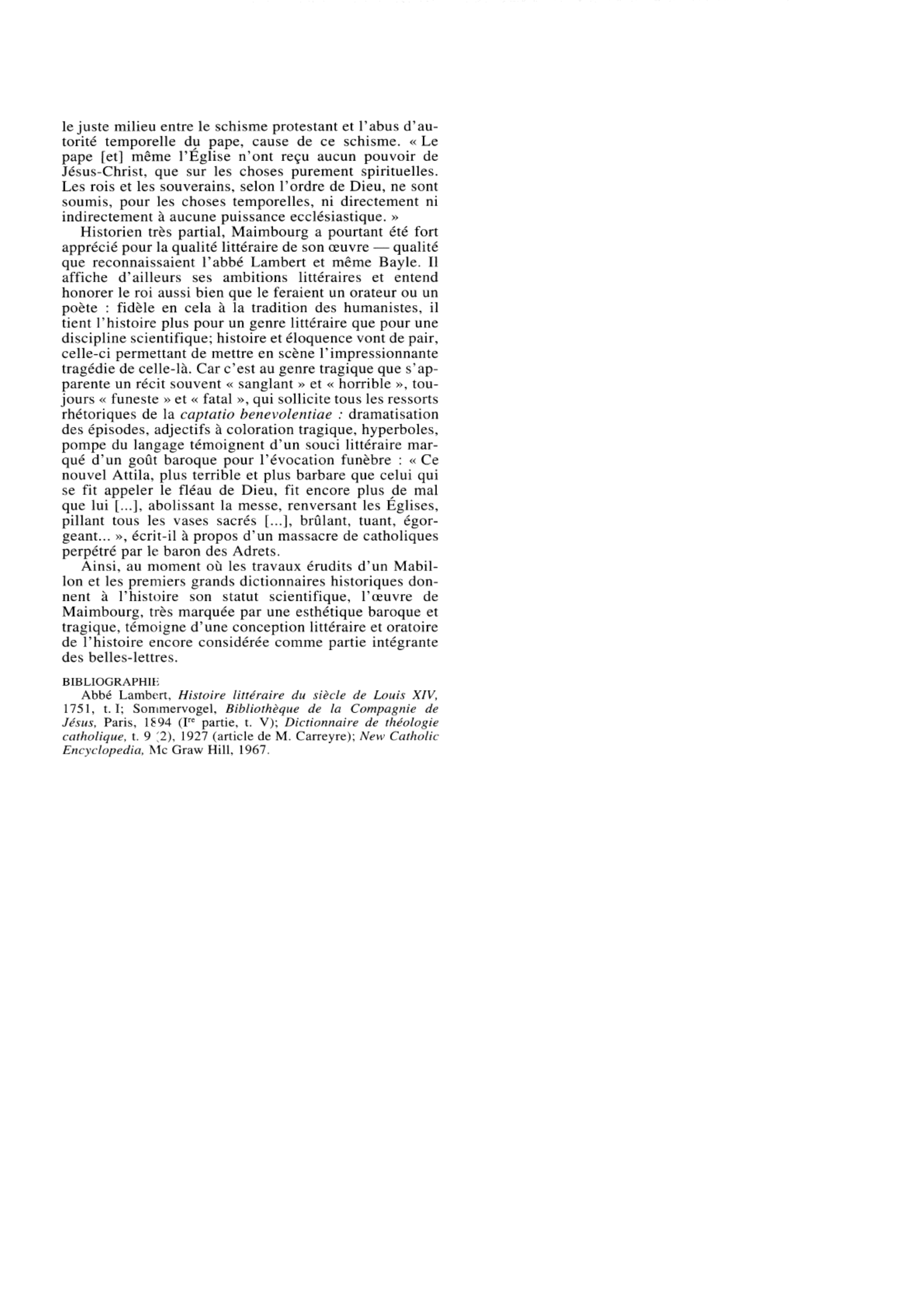 Prévisualisation du document MAIMBOURG Louis : sa vie et son oeuvre