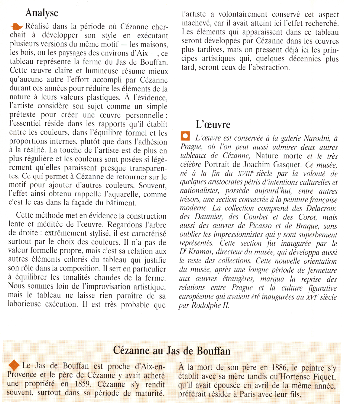 Prévisualisation du document MAISON ET FERME DU JAS DE BOUFFAN de CEZANNE