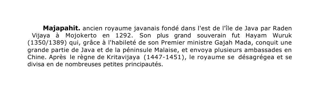 Prévisualisation du document Majapahit.