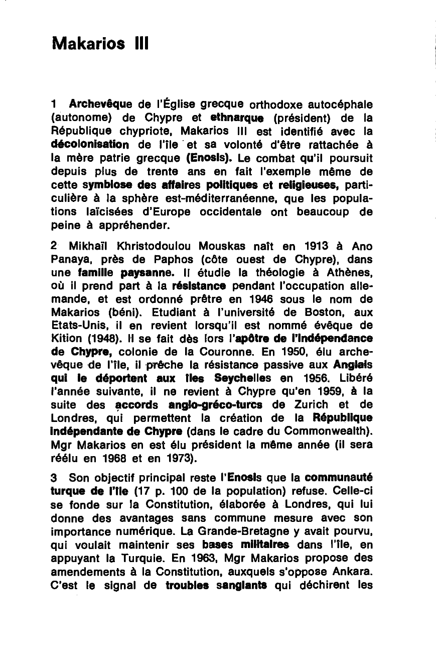 Prévisualisation du document Makarios III