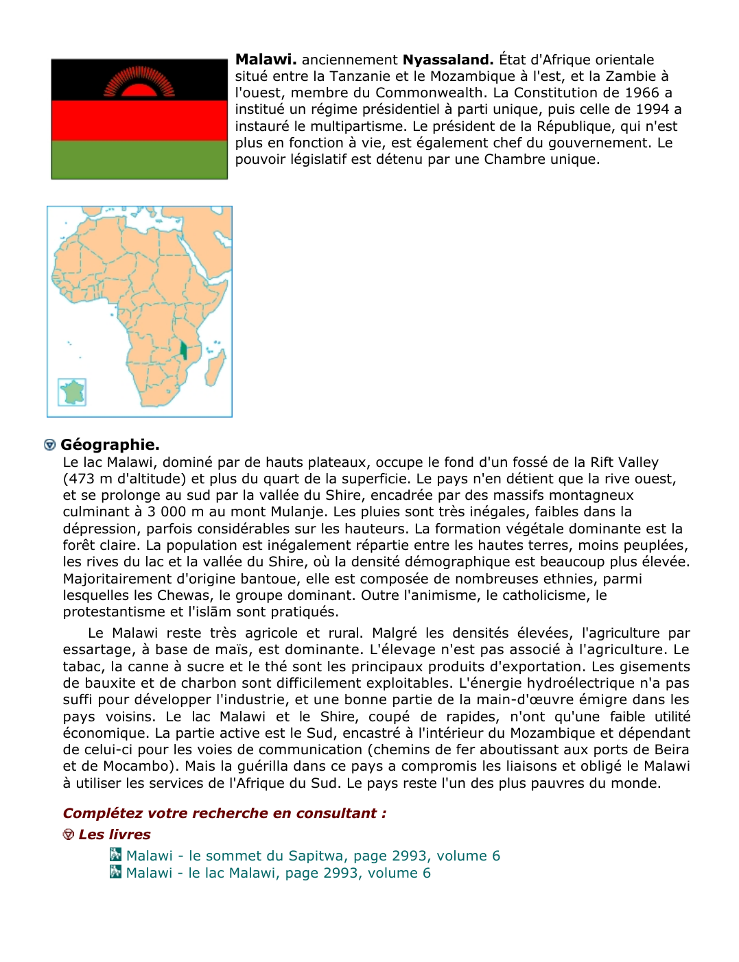 Prévisualisation du document Malawi.