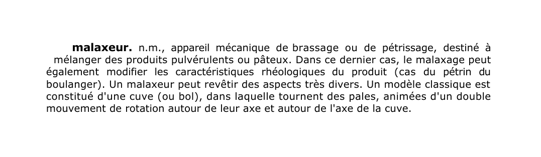 Prévisualisation du document malaxeur.