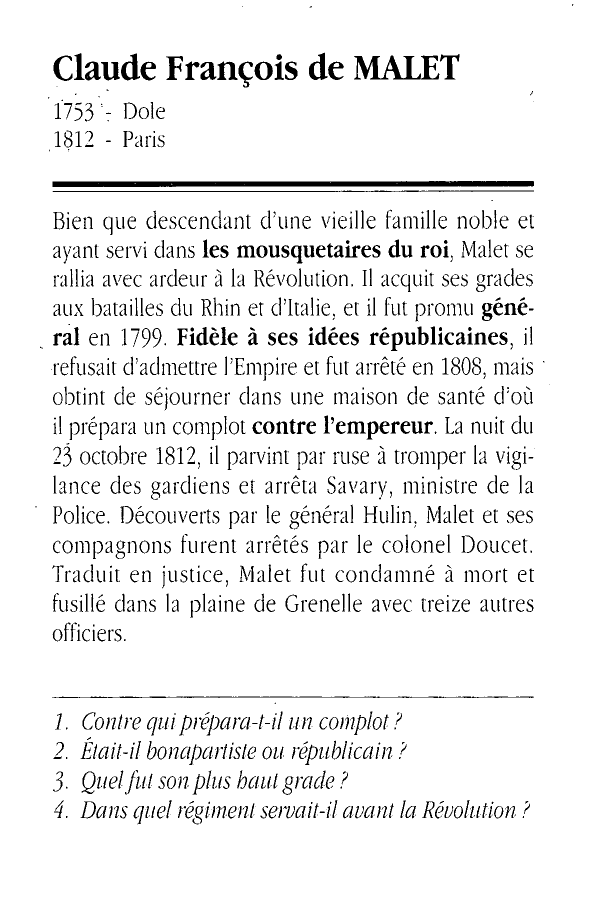 Prévisualisation du document MALET, Claude François de (1754-1812) - Biographie