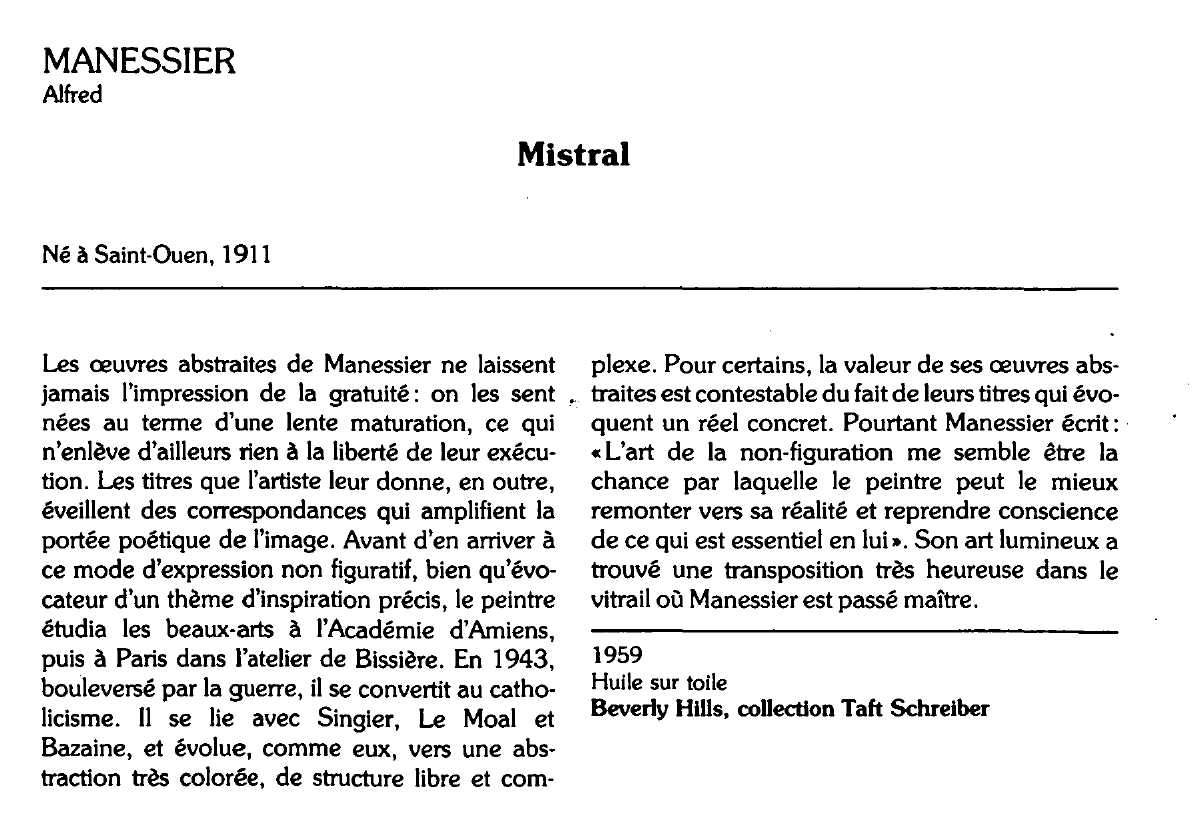 Prévisualisation du document MANESSIER Alfred : Mistral