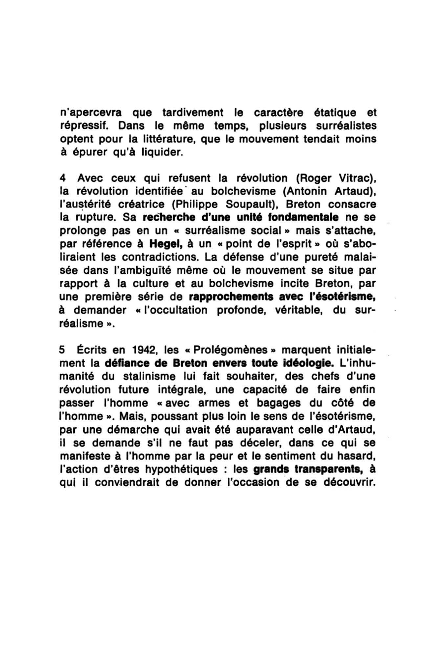 Prévisualisation du document Manifestes du surréalisme de Breton (André)