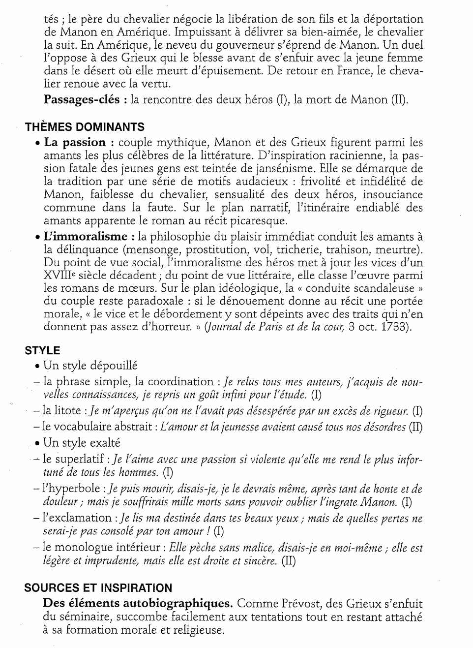 Prévisualisation du document Manon Lescaut (Histoire du chevalier des Grieux et de Manon Lescaut) d'Antoine-François, abbé Prévost (analyse détaillée)