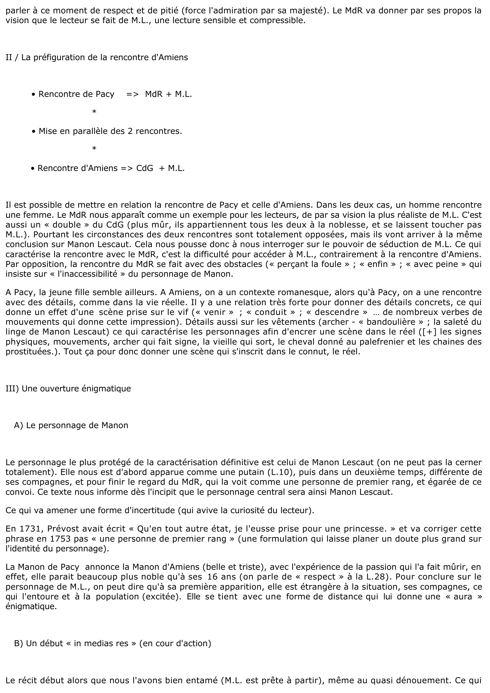 Prévisualisation du document Manon Lescaut [« Je m'arrêtai … des spectateurs »] P 51-52